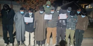 Baramulla Police Crack Down on Kreeri Gambling Racket; Cash, Vehicles, and Cards Confiscated