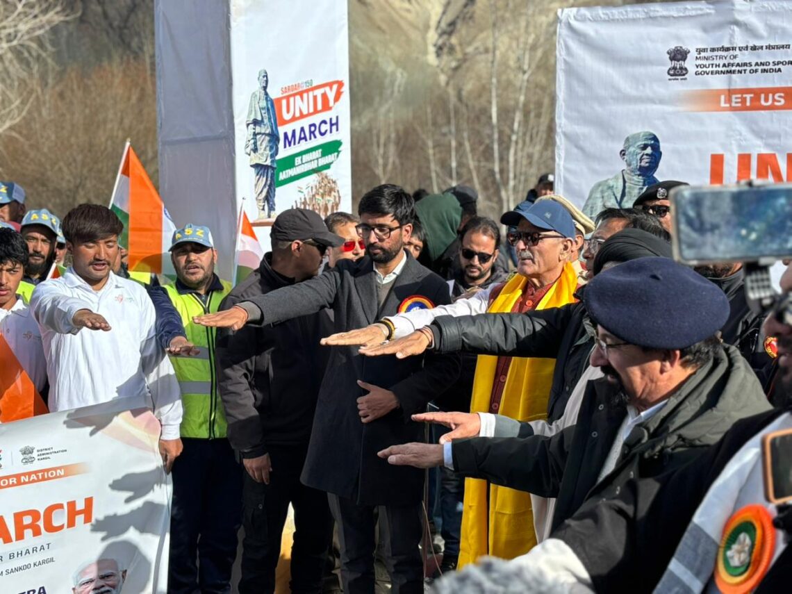 Mera Yuva Bharat Kargil organises 2nd Unity March ‘Sardar@150’