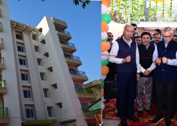 CM Omar Abdullah Inaugurates New Residential Block at Muthi, Reviews Housing Projects in Jammu
