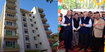 CM Omar Abdullah Inaugurates New Residential Block at Muthi, Reviews Housing Projects in Jammu