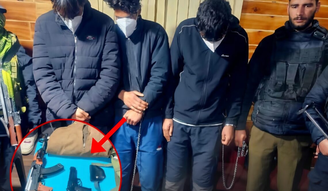 3 Persons Arrested Along With Fake Weapons In Kokernag Anantnag: Police