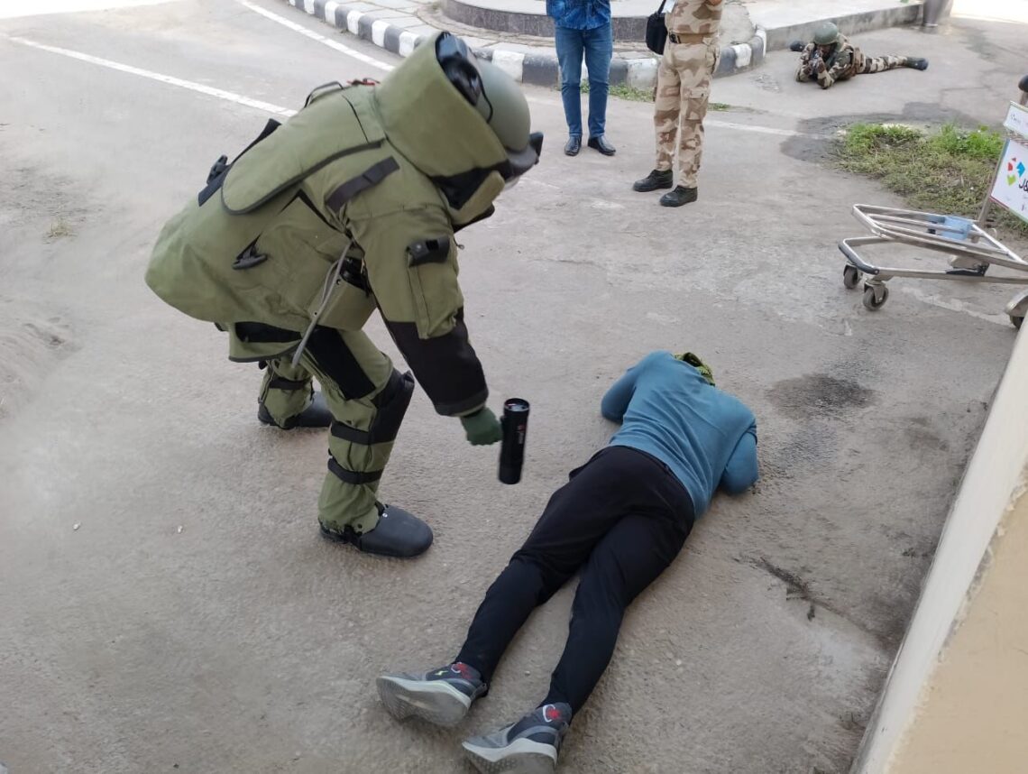 CISF Conducts Multi-Agency Mock Drill to Test Emergency Preparedness at Jammu Airport.