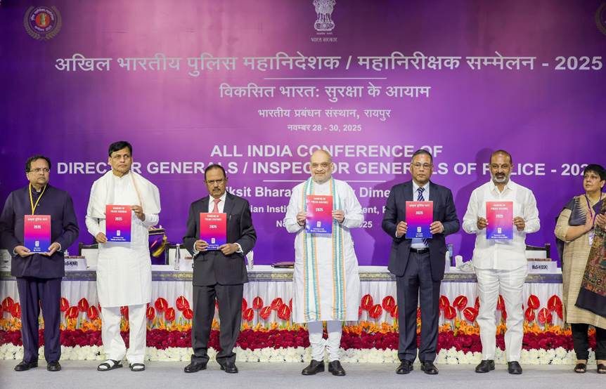 Amit Shah Opens 60th DGsP/IGsP Conference, Says India to Be ‘Completely Free of Naxalism’ Before Next Meet