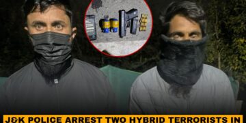 J&K Police arrests 02 Hybrid terrorists in Sopore; arms & ammunition recovered