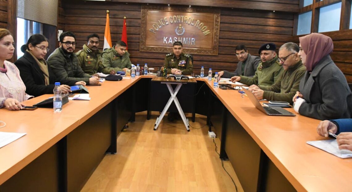 IGP Kashmir Reviews Under-Trial Case Progress, Calls for Stronger Investigations and Enhanced Security Measures