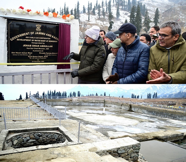 CM Omar Abdullah dedicates Asia’s longest ski drag lift; inaugurates, lays foundation of ₹17 crore tourism projects at Gulmarg