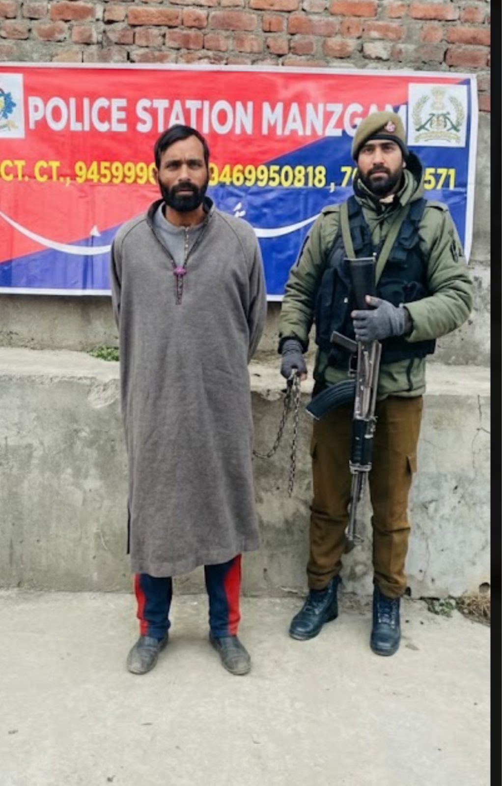 Habitual Offender Detained Under PSA in Kulgam