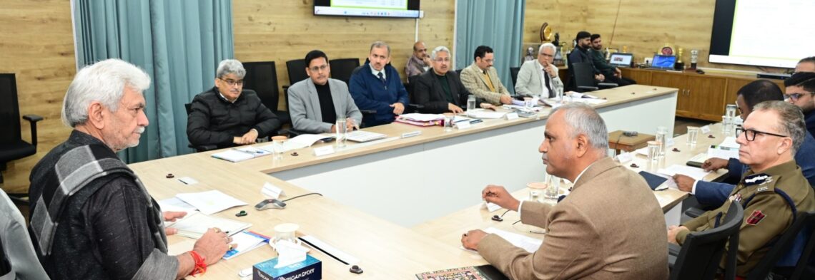 Lieutenant Governor chairs high level review meeting of Subordinate Departments of Home Department