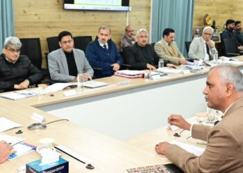 Lieutenant Governor chairs high level review meeting of Subordinate Departments of Home Department