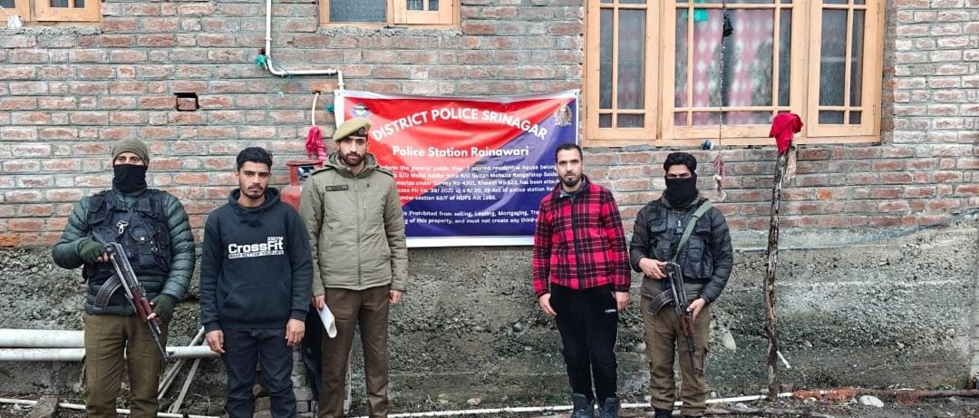 Police Attach Property of Notorious Drug Peddler Worth ₹1 Crore In Srinagar