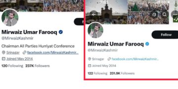 Mirwaiz Umar Farooq removes ‘Hurriyat chairman’ designation from X profile