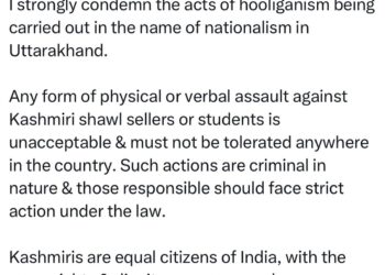 BJP Co-Media Incharge J&K Sajid Yousuf Shah Condemns Attacks on Kashmiris in Uttarakhand