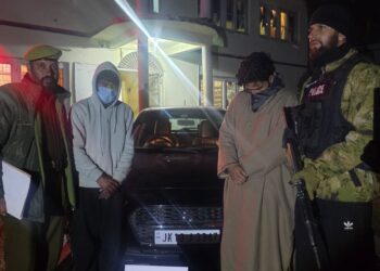 J&K POLICE IN SHOPIAN ARRESTED TWO DRUG PEDDLERS; 58GRAMS HEROINE RECOVERED