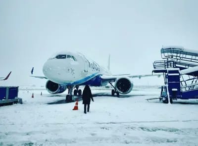 All Flights Cancelled at Srinagar Airport Today Amid Continuous Snowfall