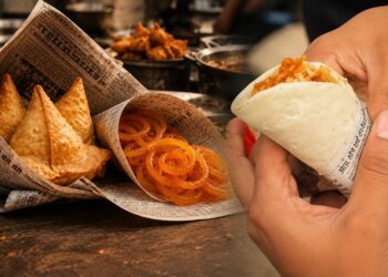 FSSAI Warns Against Newspaper Packaging of Street Food; Health Risks Highlighted.