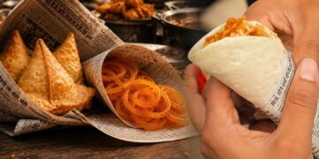 FSSAI Warns Against Newspaper Packaging of Street Food; Health Risks Highlighted.