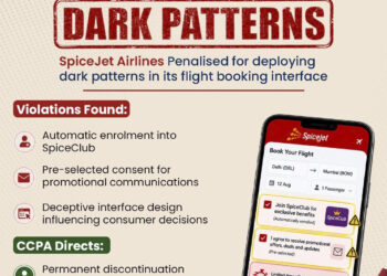 CCPA Imposes ₹1 Lakh Penalty on SpiceJet for Dark Patterns in Flight Booking Platform