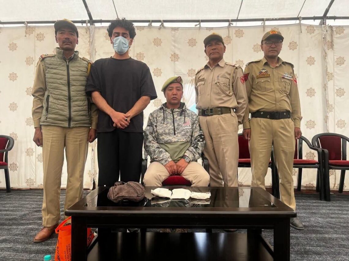 Israeli National Arrested in Zanskar After Suspected Narcotics Seized at Kargyak Check Post