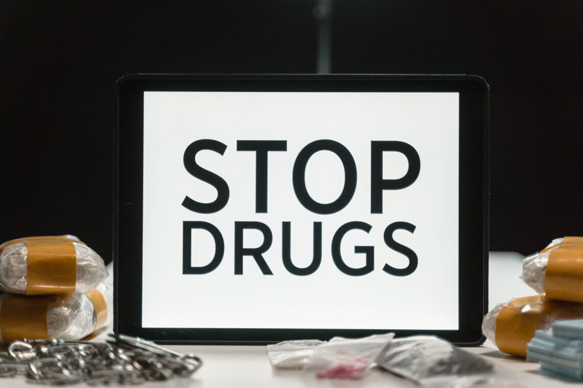 a tablet beside drugs
