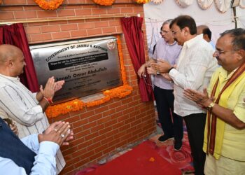 CM Omar Abdullah inaugurates, lays foundation of Housing & Urban Development projects worth over ₹60 crore in Jammu