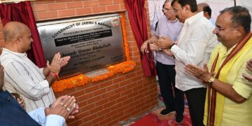 CM Omar Abdullah inaugurates, lays foundation of Housing & Urban Development projects worth over ₹60 crore in Jammu